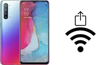 Como gerar um código QR com a senha Wifi em um Oppo Reno3