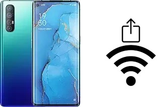 Como gerar um código QR com a senha Wifi em um Oppo Reno3 Pro