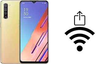 Como gerar um código QR com a senha Wifi em um Oppo Reno3 A