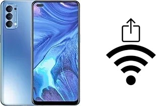 Como gerar um código QR com a senha Wifi em um Oppo Reno4