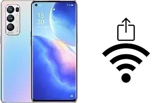 Como gerar um código QR com a senha Wifi em um Oppo Find X3 Neo