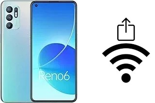 Como gerar um código QR com a senha Wifi em um Oppo Reno6