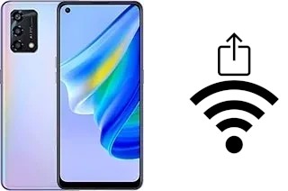 Como gerar um código QR com a senha Wifi em um Oppo Reno6 Lite