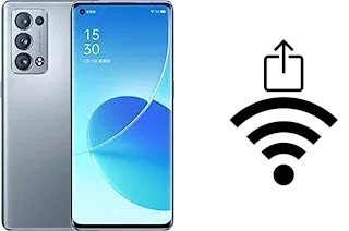 Como gerar um código QR com a senha Wifi em um Oppo Reno6 Pro+ 5G