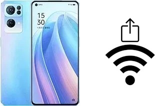 Como gerar um código QR com a senha Wifi em um Oppo Reno7 Pro 5G