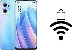 Como gerar um código QR com a senha Wifi em um Oppo Reno7 5G