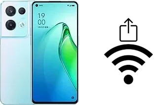 Como gerar um código QR com a senha Wifi em um Oppo Reno8 Pro