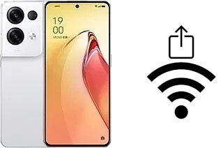 Como gerar um código QR com a senha Wifi em um Oppo Reno8 Pro+