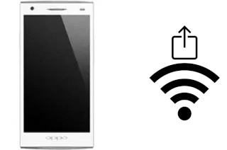 Como gerar um código QR com a senha Wifi em um Oppo U705T Ulike 2