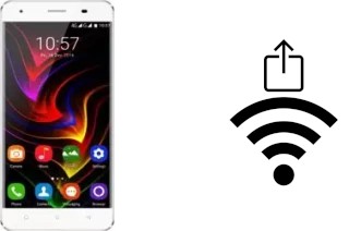 Como gerar um código QR com a senha Wifi em um Oukitel C5 Pro