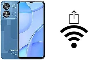 Como gerar um código QR com a senha Wifi em um Oukitel C57 Pro