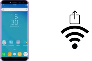 Como gerar um código QR com a senha Wifi em um Oukitel C8 4G