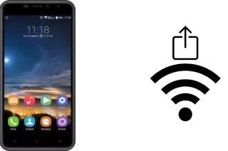 Como gerar um código QR com a senha Wifi em um Oukitel C9