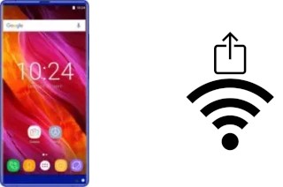 Como gerar um código QR com a senha Wifi em um Oukitel Mix 2