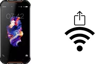 Como gerar um código QR com a senha Wifi em um Oukitel WP1