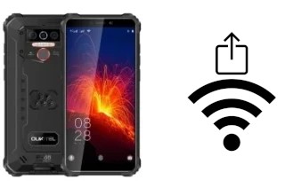 Como gerar um código QR com a senha Wifi em um Oukitel WP5 Pro