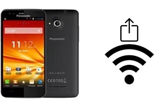 Como gerar um código QR com a senha Wifi em um Panasonic Eluga A