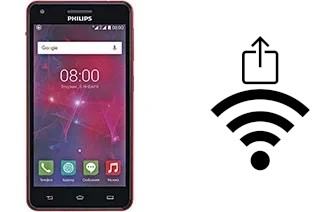 Como gerar um código QR com a senha Wifi em um Philips V377