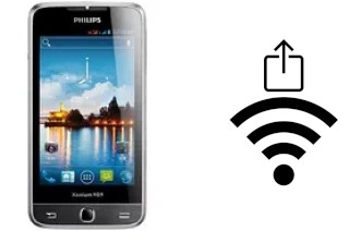 Como gerar um código QR com a senha Wifi em um Philips W736