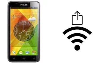 Como gerar um código QR com a senha Wifi em um Philips W8355