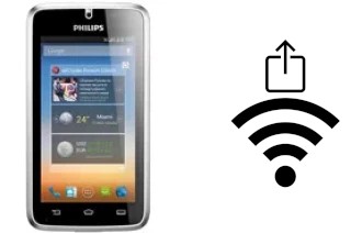 Como gerar um código QR com a senha Wifi em um Philips W8500