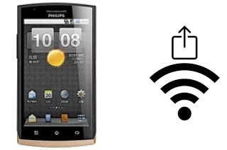 Como gerar um código QR com a senha Wifi em um Philips W920