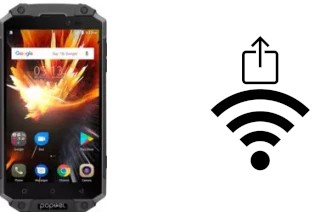 Como gerar um código QR com a senha Wifi em um Poptel P9000 Max