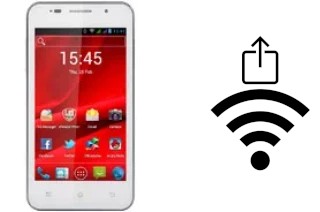 Como gerar um código QR com a senha Wifi em um Prestigio MultiPhone 4322 Duo