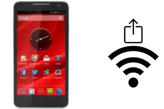 Como gerar um código QR com a senha Wifi em um Prestigio MultiPhone 5044 Duo