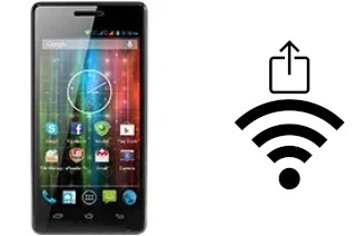 Como gerar um código QR com a senha Wifi em um Prestigio MultiPhone 5451 Duo