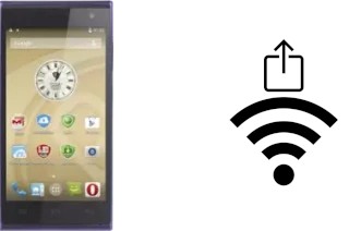 Como gerar um código QR com a senha Wifi em um Prestigio MultiPhone 5455 DUO