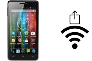 Como gerar um código QR com a senha Wifi em um Prestigio MultiPhone 5500 Duo