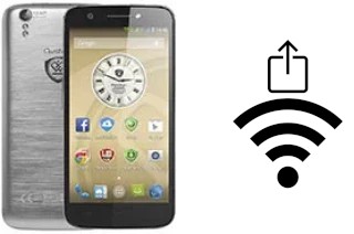 Como gerar um código QR com a senha Wifi em um Prestigio MultiPhone 5508 Duo