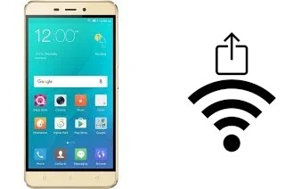 Como gerar um código QR com a senha Wifi em um QMobile Noir J7