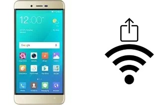 Como gerar um código QR com a senha Wifi em um QMobile J7 Pro