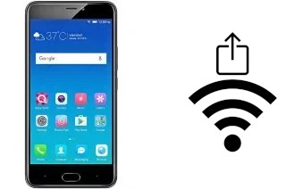 Como gerar um código QR com a senha Wifi em um QMobile Noir A1