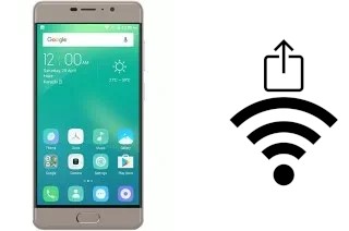 Como gerar um código QR com a senha Wifi em um QMobile Noir E2