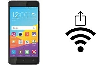 Como gerar um código QR com a senha Wifi em um QMobile Noir LT700 Pro