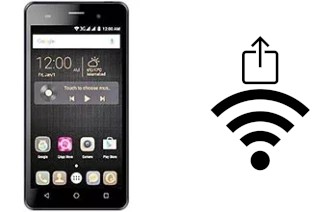 Como gerar um código QR com a senha Wifi em um QMobile Noir i6 Metal HD