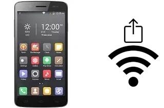 Como gerar um código QR com a senha Wifi em um QMobile Linq L10