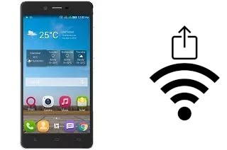 Como gerar um código QR com a senha Wifi em um QMobile Noir M300