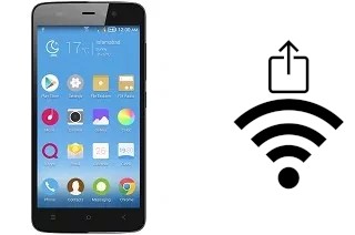 Como gerar um código QR com a senha Wifi em um QMobile Noir X450