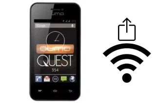 Como gerar um código QR com a senha Wifi em um Qumo QUEST 354