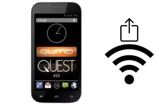 Como gerar um código QR com a senha Wifi em um Qumo QUEST 453