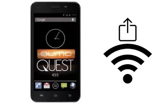 Como gerar um código QR com a senha Wifi em um Qumo QUEST 455