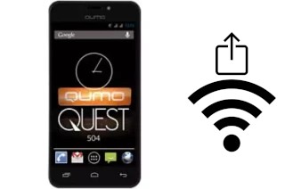 Como gerar um código QR com a senha Wifi em um Qumo Quest 504