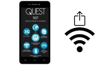 Como gerar um código QR com a senha Wifi em um Qumo Quest 507