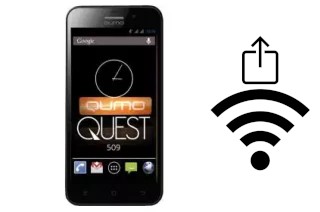 Como gerar um código QR com a senha Wifi em um Qumo QUEST 509