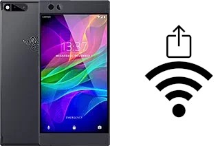 Como gerar um código QR com a senha Wifi em um Razer Phone