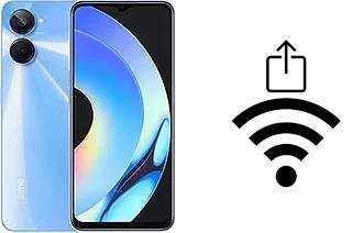 Como gerar um código QR com a senha Wifi em um Realme 10s